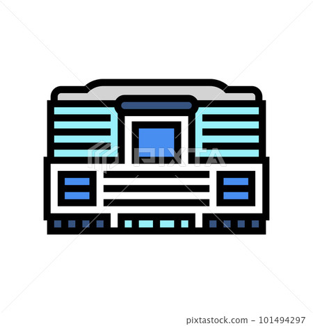 megastore shop color icon vector illustration 101494297