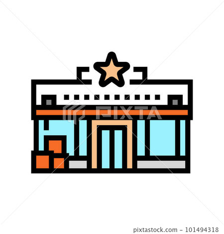 dime store shop color icon vector illustration dime store shop color icon vector illustration 101494318