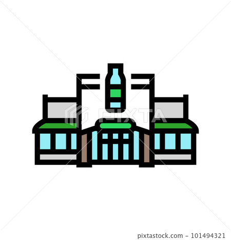 bottle shop color icon vector illustration bottle shop color icon vector illustration 101494321