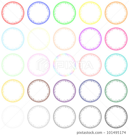 Townscape circular frame 25 piece set Townscape circular frame 25 piece set 101495174