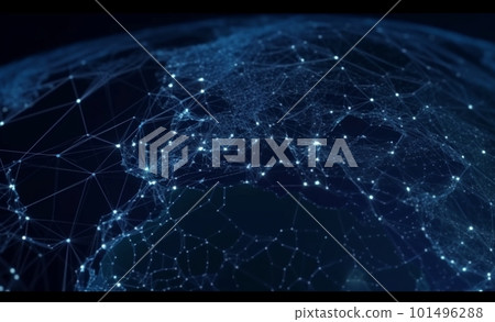 blue global network, internet background blue global network, internet background 101496288