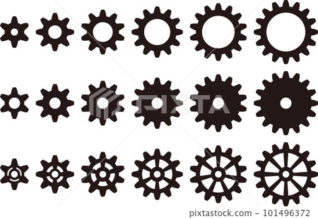 gear vector icon set gear vector icon set 101496372