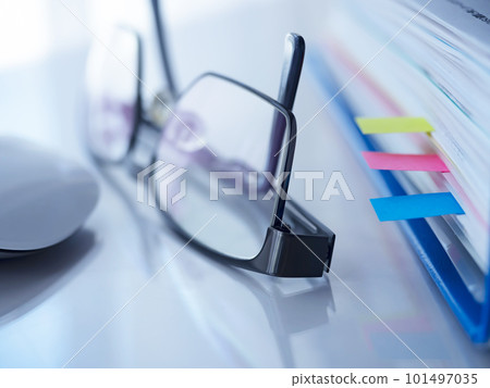 File and glasses business image File and glasses business image 101497035