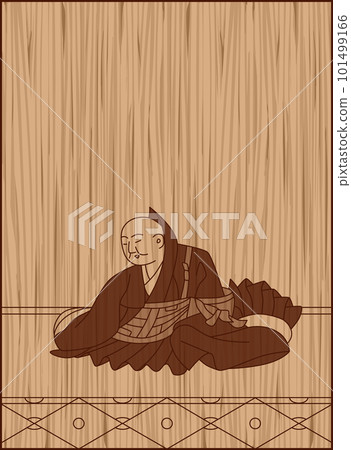 木雕風格 Hyakunin Isshu Sojo Hensho 101499166