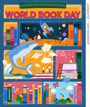 Fantastic World book day poster 101499207
