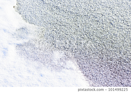 Frost flowers on Lake Utonai Frost flowers on Lake Utonai 101499225