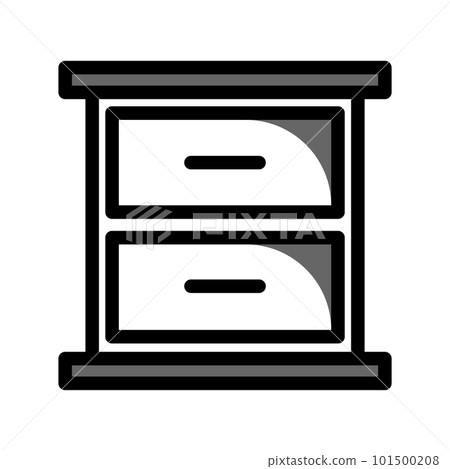 Illustration Vector Graphic of Cabinet icon 101500208