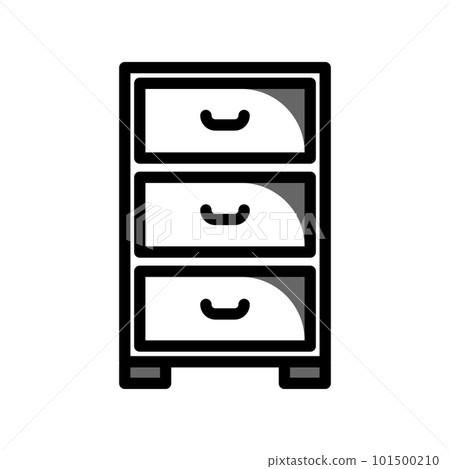 Illustration Vector Graphic of Cabinet icon 101500210