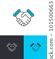 Business Agreement and Partnership Icon 101500663