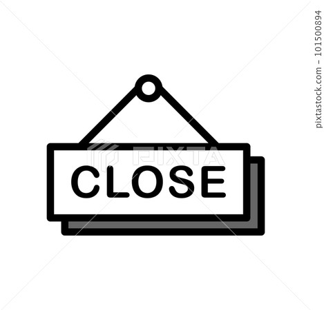 Illustration Vector Graphic of Close Tag icon 101500894