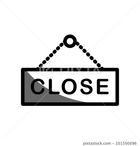 Illustration Vector Graphic of Close Tag icon Illustration Vector Graphic of Close Tag icon 101500896