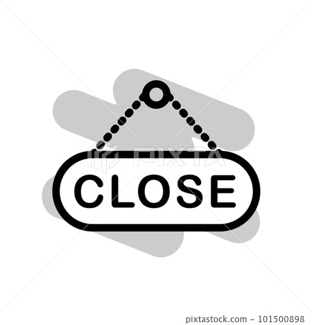 Illustration Vector Graphic of Close Tag icon Illustration Vector Graphic of Close Tag icon 101500898