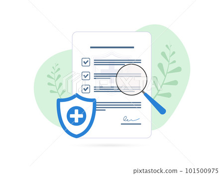 Medical Insurance Protection. Shield symbol with cross on clipboard representing patient protection concept. Secure medical coverage for peace of mind Medical Insurance Protection. Shield symbol with cross on clipboard representing patient protection concept. Secure medical coverage for peace of mind 101500975