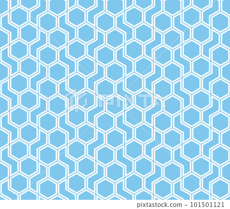 The geometric pattern with lines. Seamless vector background. White and blue texture. Graphic modern pattern. Simple lattice graphic design 101501121