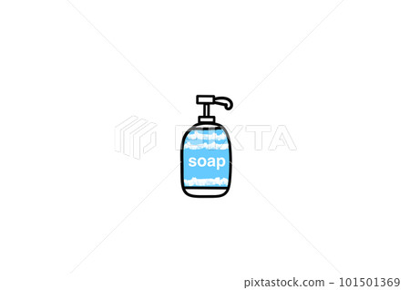 Simple pump type soap Soap 101501369