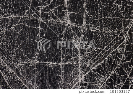 glass broken into a large number of pieces and cracks glass broken into a large number of pieces and cracks 101503137