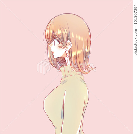 女人側上半身 101507394