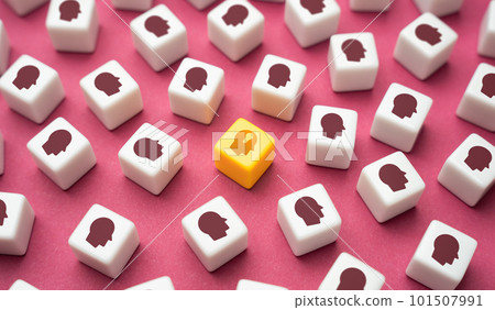 Carry out an idea. Show critical thinking. Brainstorm To see beyond. Talented, bright mind. Stand out from the crowd. Creativity and ingenuity. To be smart. Think and enlighten. 101507991