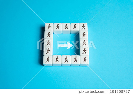 Determining the direction of movement for the team. Cooperation teamwork. Forming into an organized group. Consolidation, strengthening. Mentoring and guiding. Receive instructions. 101508737