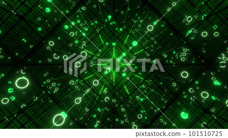 Tunnel VJ luminous ball grid science green [different version available] 101510725