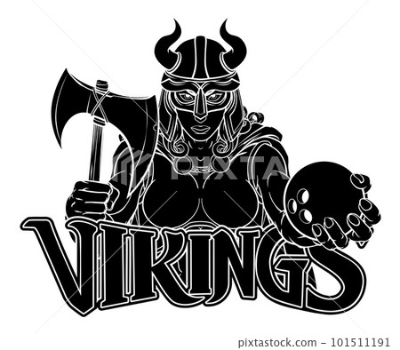 Viking Female Gladiator Bowling Warrior Woman 101511191