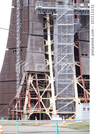 Hokkaido Centennial Memorial Tower under demolition Hokkaido Centennial Memorial Tower under demolition 101511232