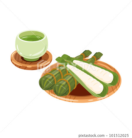 2 green tea chimaki 101512025