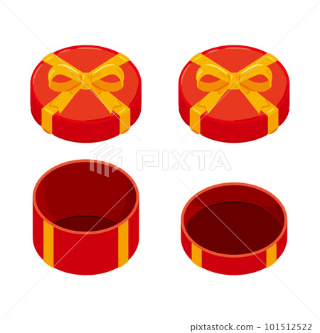Round gift red Round gift red 101512522