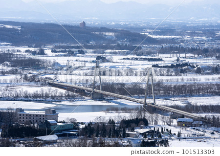 Tokachi winter scenery 101513303