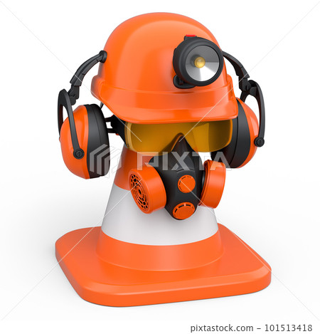 Set of construction wear for repair and installation on white background 101513418