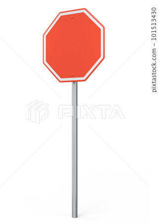Road traffic signs on pole isolated on white background. Road traffic signs on pole isolated on white background. 101513430