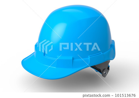 Blue safety helmet or hard cap isolated on white background Blue safety helmet or hard cap isolated on white background 101513676