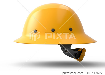 Yellow safety helmet or hard cap isolated on wihte background Yellow safety helmet or hard cap isolated on wihte background 101513677