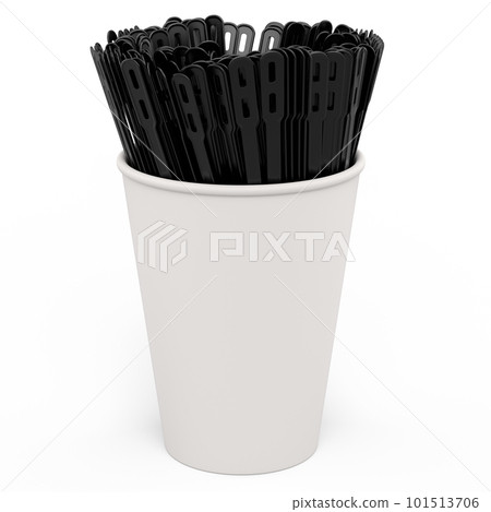 Paper coffee cup for cappuccino, americano, espresso, mocha, latte on white Paper coffee cup for cappuccino, americano, espresso, mocha, latte on white 101513706