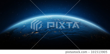 Central Asia city lights 101513905