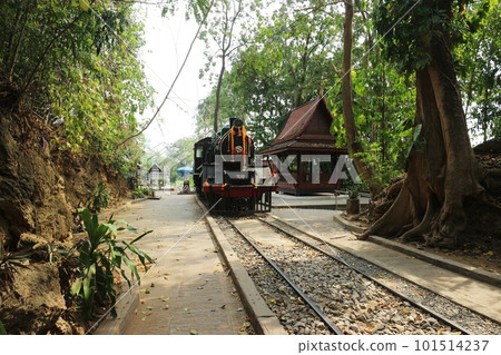 Thai-Burma Railway and Locomotive Thai-Burma Railway and Locomotive 101514237