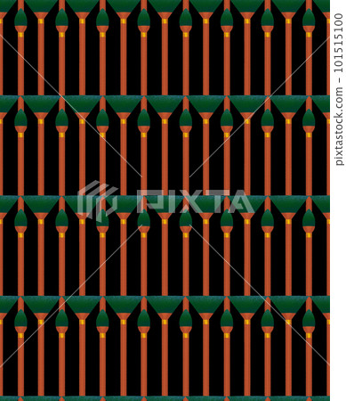 Decorative ornamental plants in the style of ancient egypt. Decorative ornamental plants in the style of ancient egypt. 101515100