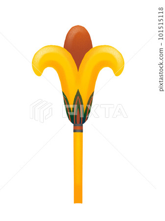 Decorative ornamental flower in the style of ancient egypt. Decorative ornamental flower in the style of ancient egypt. 101515118