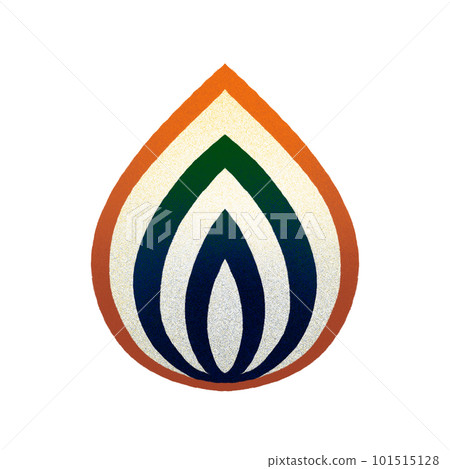 Decorative ornamental plant in the style of ancient egypt. 101515128