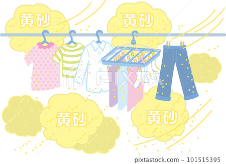黃沙_晾曬衣物_黃沙多的洗衣店 101515395