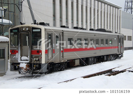 石北本線木波54（北見⇔網走）冬季在北見站停靠 101516159