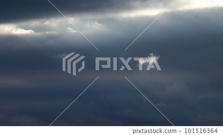 傍晚風大,陽光照亮雲層的光線穿過雲層・春天・長焦・只有天空・230318pm 傍晚風大,陽光照亮雲層的光線穿過雲層・春天・長焦・只有天空・230318pm 101516364