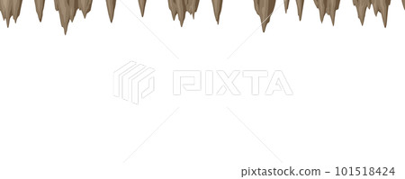 石灰岩洞穴鋒利岩石的框架垂下_seamless 石灰岩洞穴鋒利岩石的框架垂下_seamless 101518424