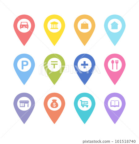 map map pin map map pin 101518740