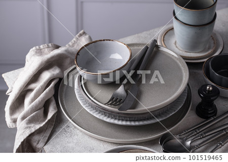 Craft ceramic plates, bowls and cups Craft ceramic plates, bowls and cups 101519465