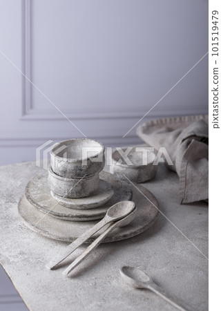 Steel modern cutlery, knife, spoon and fork Steel modern cutlery, knife, spoon and fork 101519479