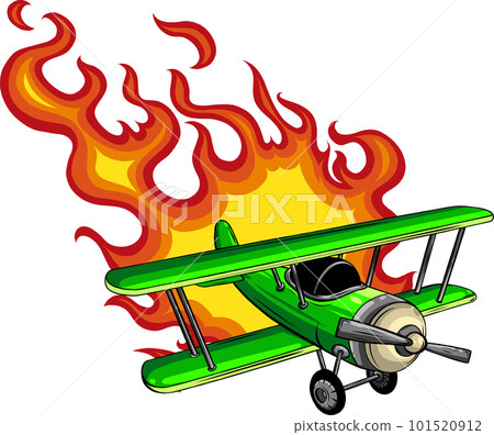 vector illustration of airplane on white background. digital hand draw vector illustration of airplane on white background. digital hand draw 101520912
