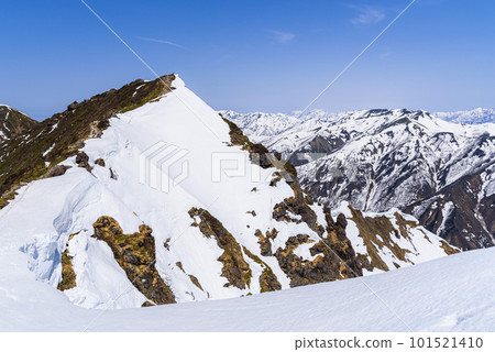 Okinomimi seen from Mt. Tanigawa in winter, Tomanomimi 101521410