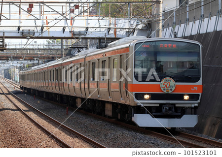 [JM] Musashino Line E231 series (50th anniversary mark) 101523101