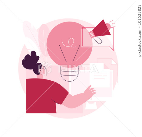 Ad writing abstract concept vector illustration. Copywriting service, ad campaign, freelance writing, advertising seo, digital marketing, company website, menu element design abstract metaphor. Ad writing abstract concept vector illustration. Copywriting service, ad campaign, freelance writing, advertising seo, digital marketing, company website, menu element design abstract metaphor. 101523825
